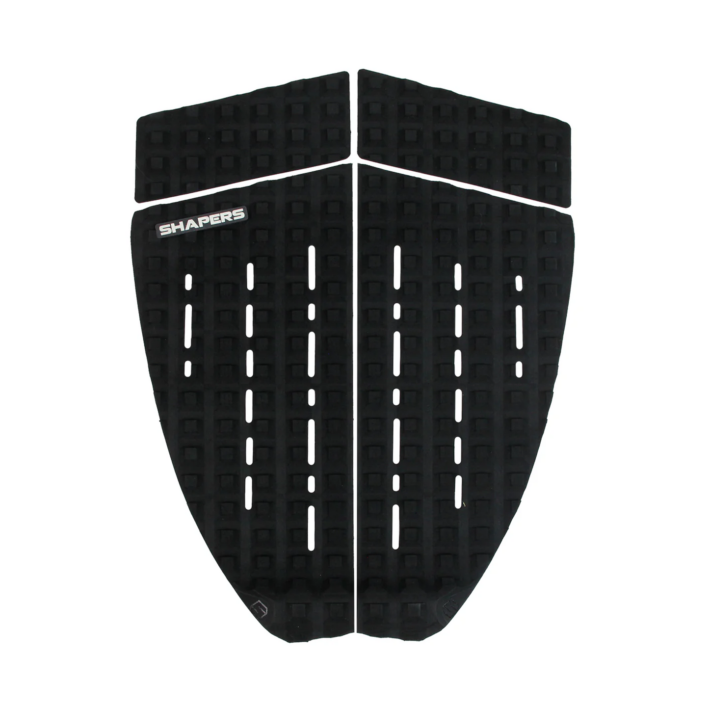 4 PIECE ROUND TAIL PERFORMANCE TAIL PAD - BLACK