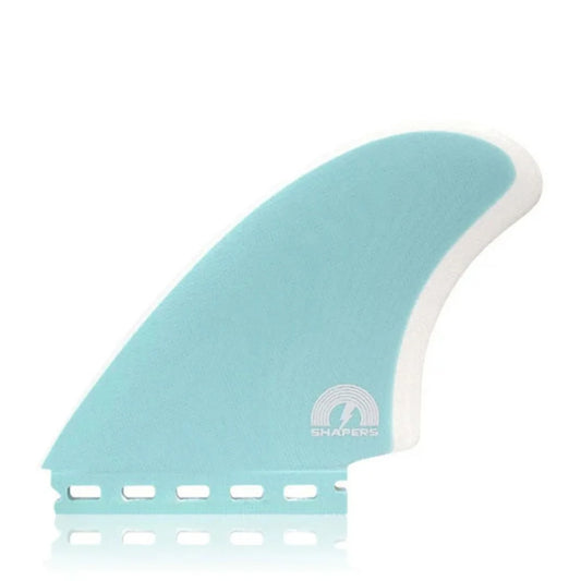 SHAPERS X ALBUM TWIN KEEL FINS - BLUE