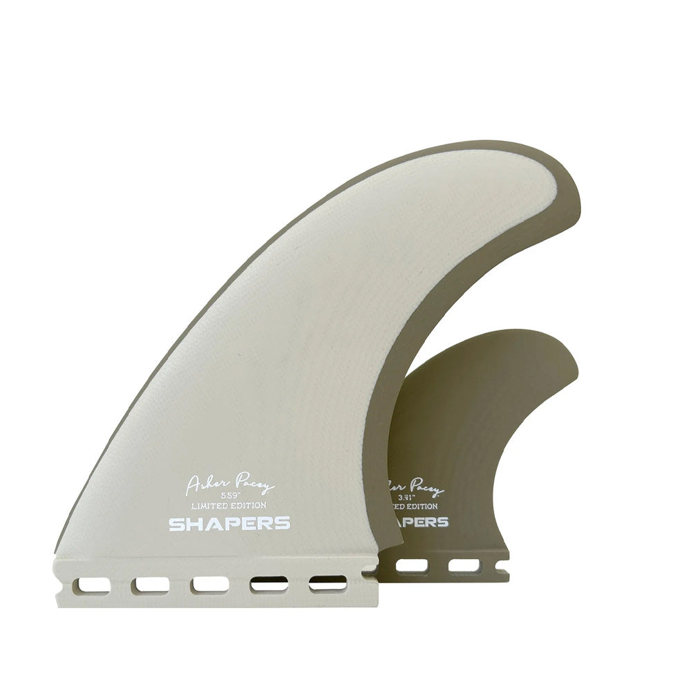 ASHER PACEY PERFORMANCE TWIN FINS 5.59" - OLIVE