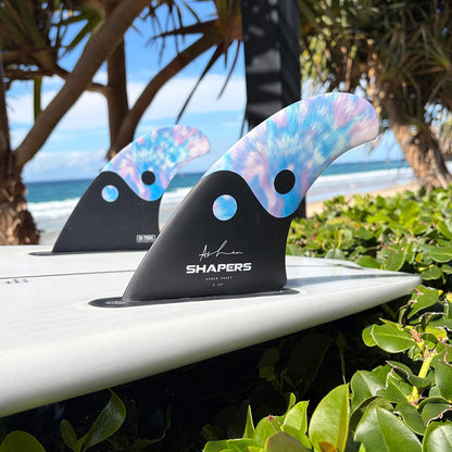 ASHER PACEY S-TEK TWIN FINS 5.59" - TIE DYE