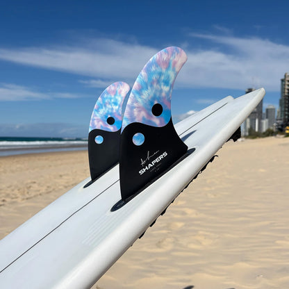 ASHER PACEY S-TEK TWIN FINS 5.59" - TIE DYE