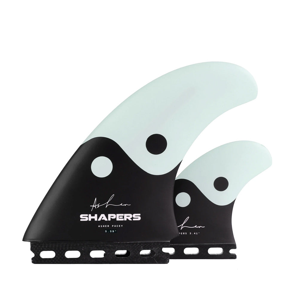 ASHER PACEY S-TEK TWIN FINS 5.59" - WHITE