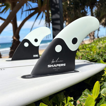 ASHER PACEY S-TEK TWIN FINS 5.59" - WHITE