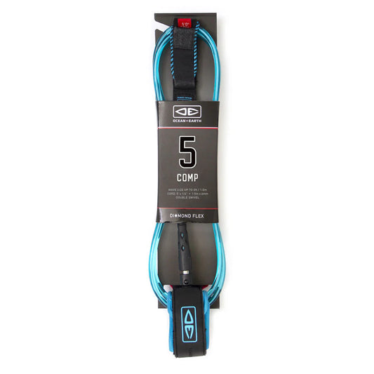 DIAMOND FLEX COMP 5FT SURF LEASH