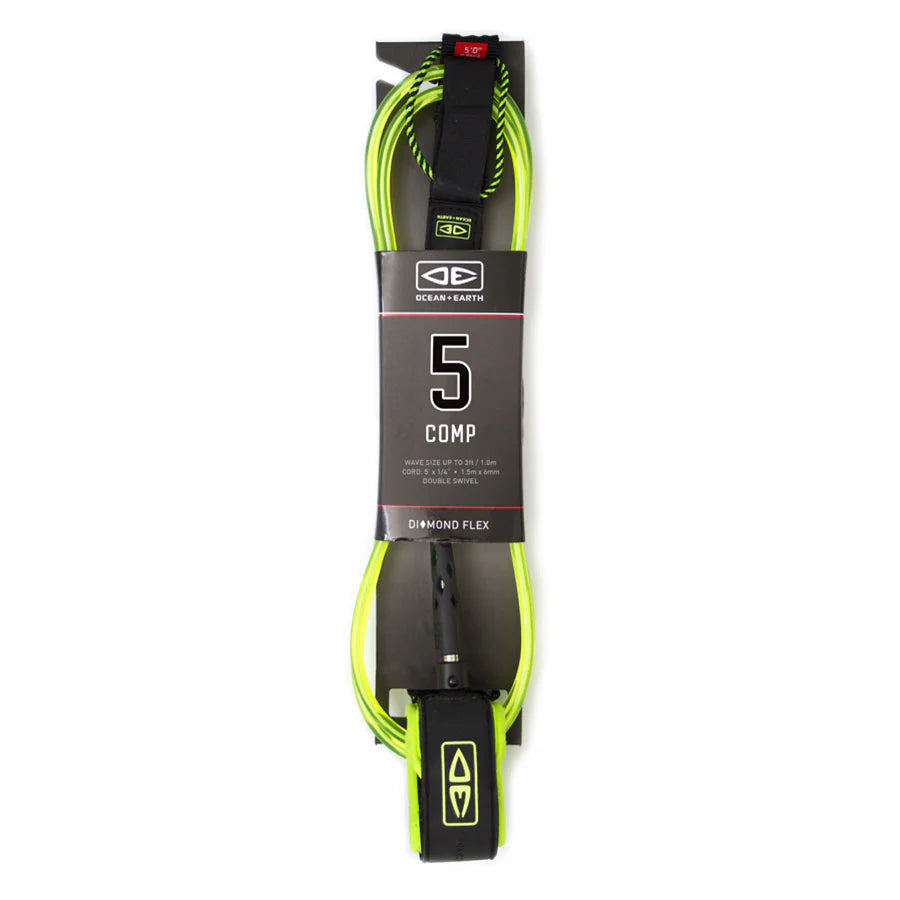 DIAMOND FLEX COMP 5FT SURF LEASH