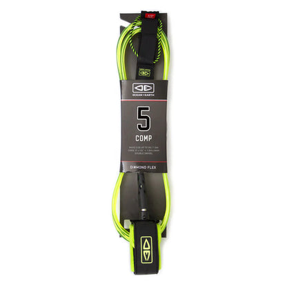 DIAMOND FLEX COMP 5FT SURF LEASH
