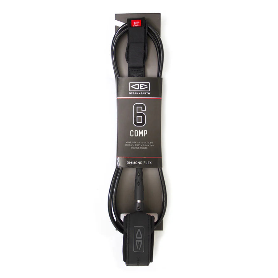 DIAMOND FLEX COMP 6FT SURF LEASH