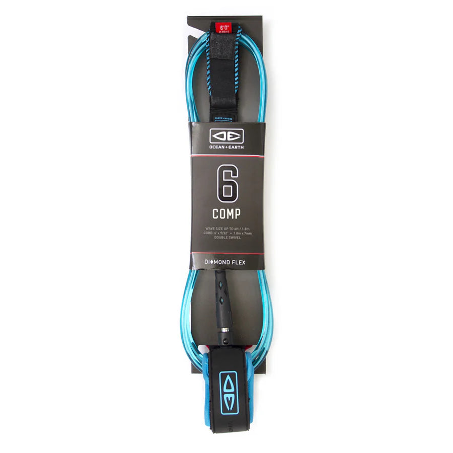 DIAMOND FLEX COMP 6FT SURF LEASH