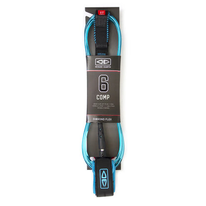 DIAMOND FLEX COMP 6FT SURF LEASH