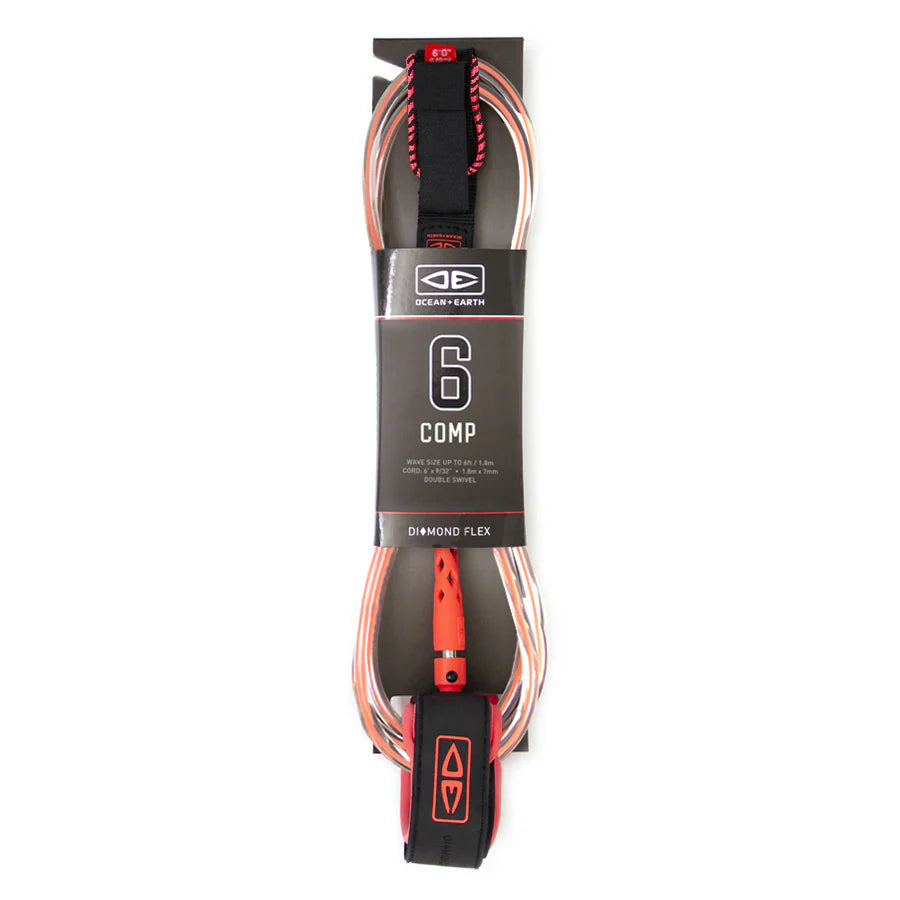 DIAMOND FLEX COMP 6FT SURF LEASH
