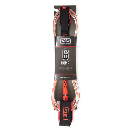 DIAMOND FLEX COMP 6FT SURF LEASH