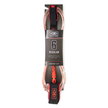 DIAMOND FLEX REGULAR 6FT SURF LEASH
