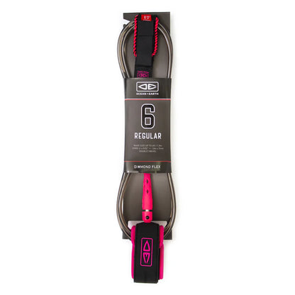 DIAMOND FLEX REGULAR 6FT SURF LEASH