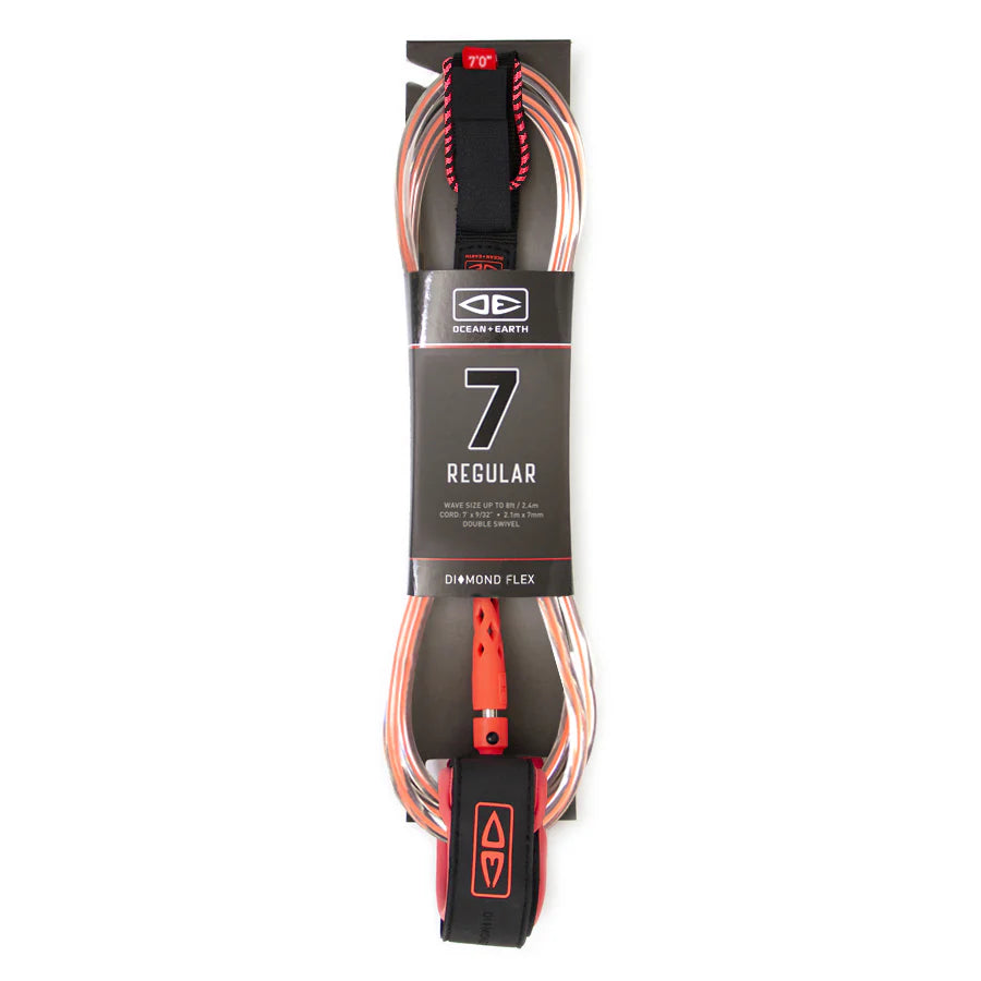 DIAMOND FLEX REGULAR 7FT SURF LEASH