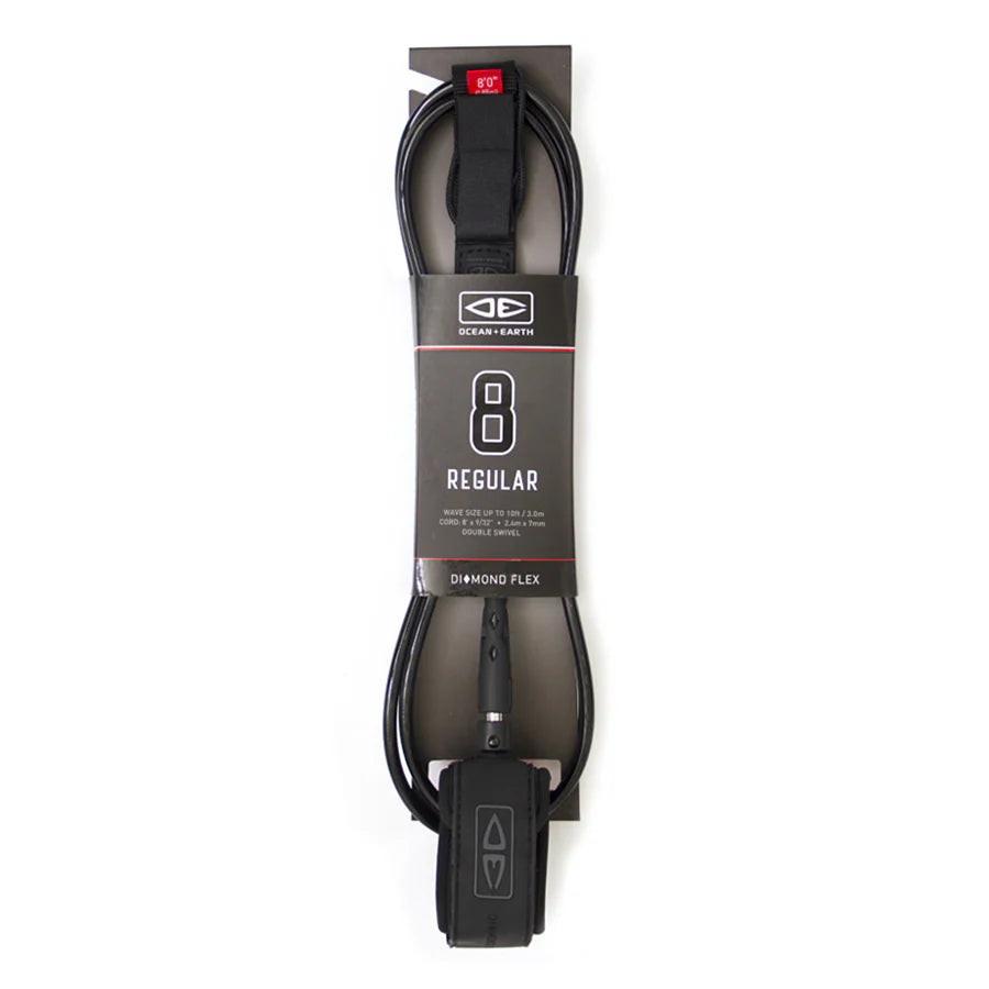 DIAMOND FLEX REGULAR 8FT SURF LEASH
