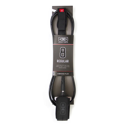 DIAMOND FLEX REGULAR 8FT SURF LEASH