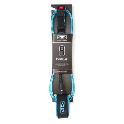 DIAMOND FLEX REGULAR 8FT SURF LEASH