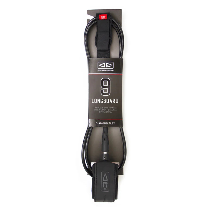 DIAMOND FLEX REGULAR LONGBOARD 9FT SURF LEASH