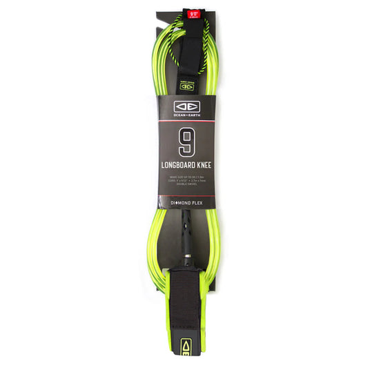 DIAMOND FLEX REGULAR LONGBOARD KNEE 9FT SURF LEASH