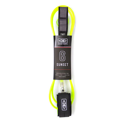 DIAMOND FLEX SUNSET 6FT SURF LEASH