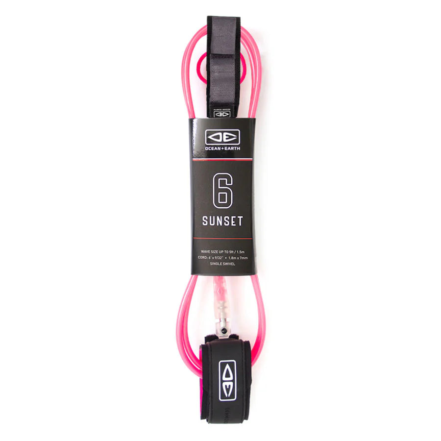 DIAMOND FLEX SUNSET 6FT SURF LEASH