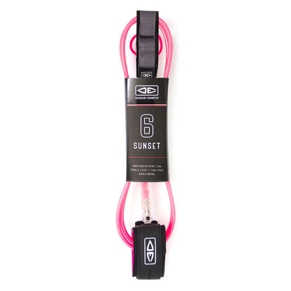 DIAMOND FLEX SUNSET 6FT SURF LEASH