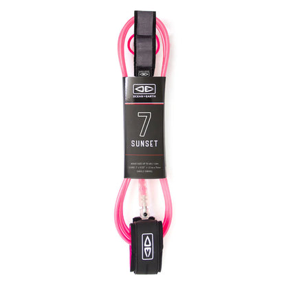 DIAMOND FLEX SUNSET 7FT SURF LEASH