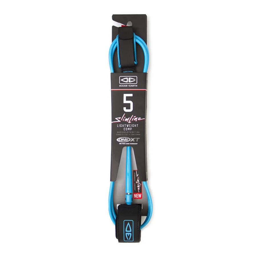 SLIMLINE LIGHTWEIGHT COMP ONE-XT 5FT SURF LEASH