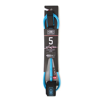 SLIMLINE LIGHTWEIGHT COMP ONE-XT 5FT SURF LEASH