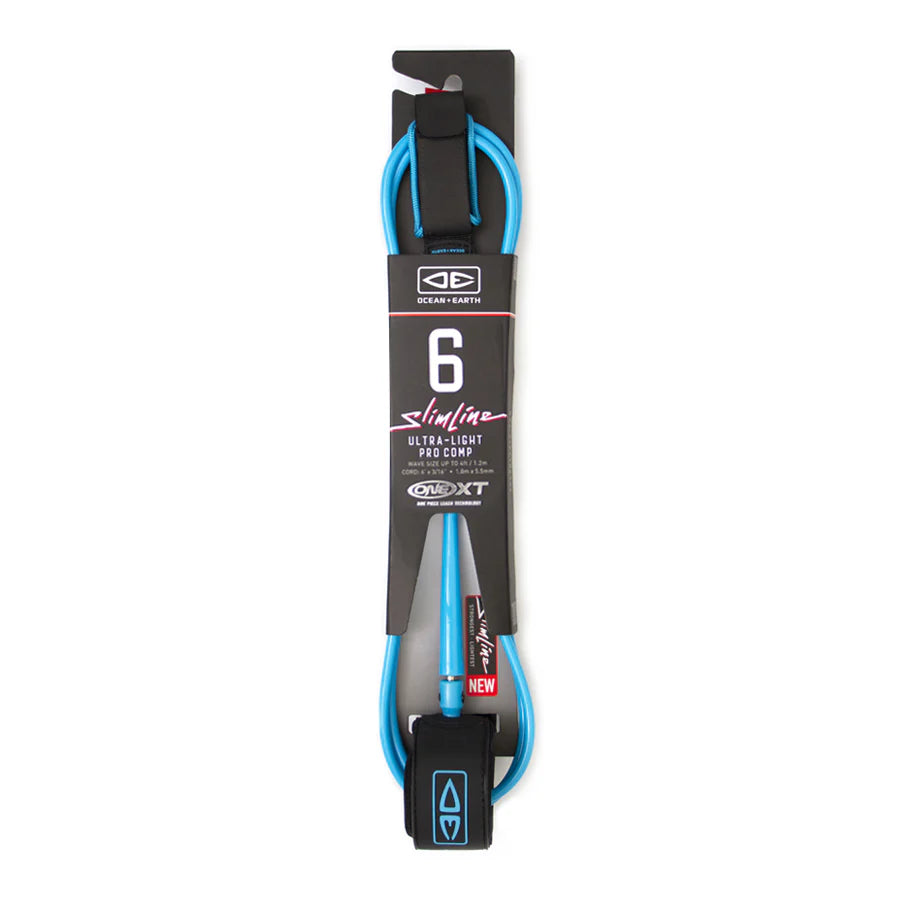 SLIMLINE LIGHTWEIGHT COMP ONE-XT 6FT SURF LEASH