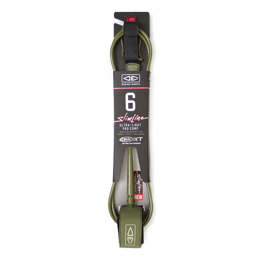 SLIMLINE LIGHTWEIGHT COMP ONE-XT 6FT SURF LEASH