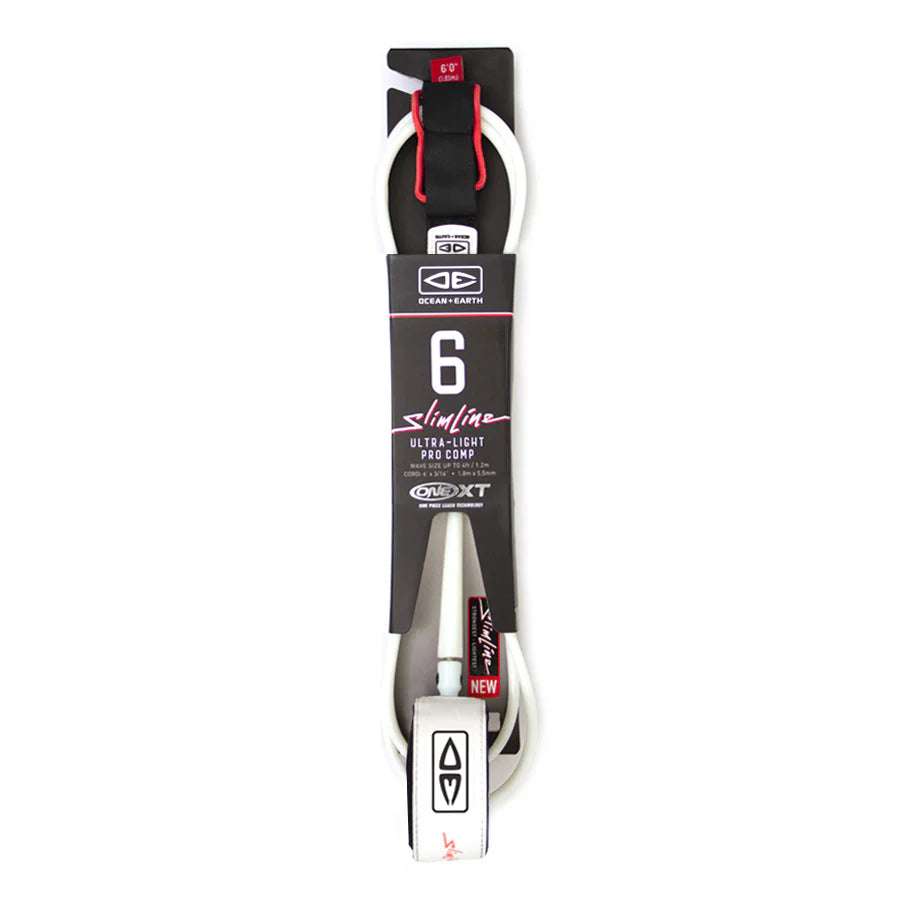 SLIMLINE LIGHTWEIGHT COMP ONE-XT 6FT SURF LEASH