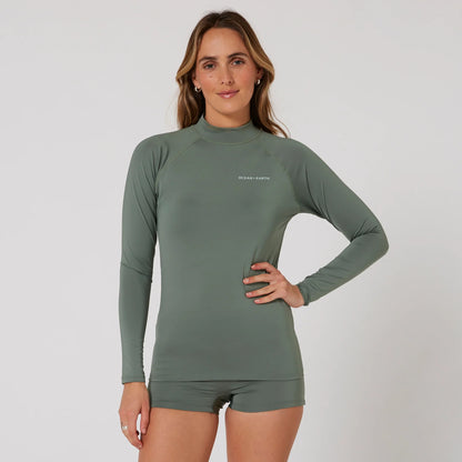 WOMENS WAVES LONG SLEEVE RASH VEST