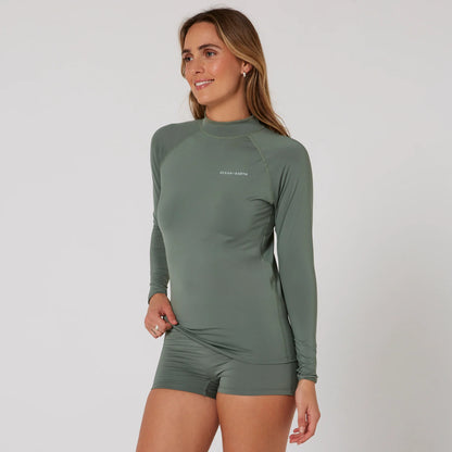 WOMENS WAVES LONG SLEEVE RASH VEST