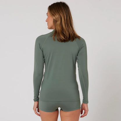 WOMENS WAVES LONG SLEEVE RASH VEST
