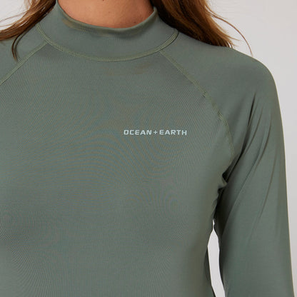 WOMENS WAVES LONG SLEEVE RASH VEST