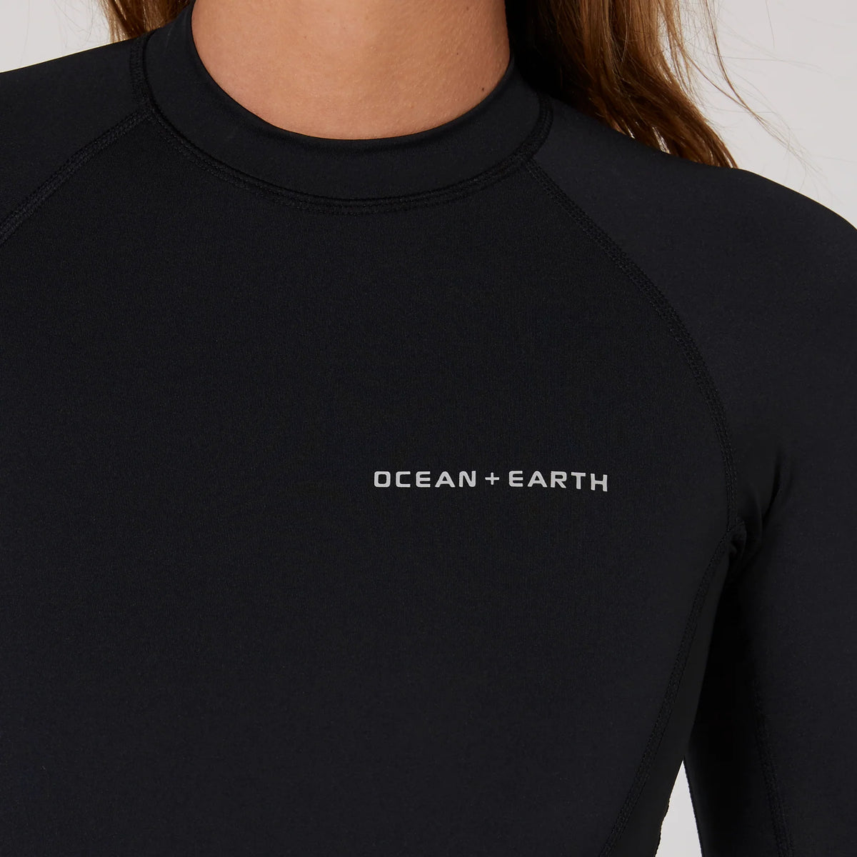 WOMENS OCEANA LONG SLEEVE BACK ZIP LYCRA SUIT