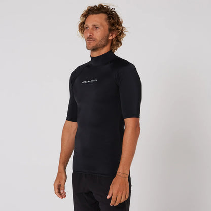 MENS SCRIPT SHORT SLEEVE RASH SHIRT