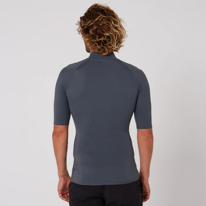 MENS SCRIPT SHORT SLEEVE RASH SHIRT