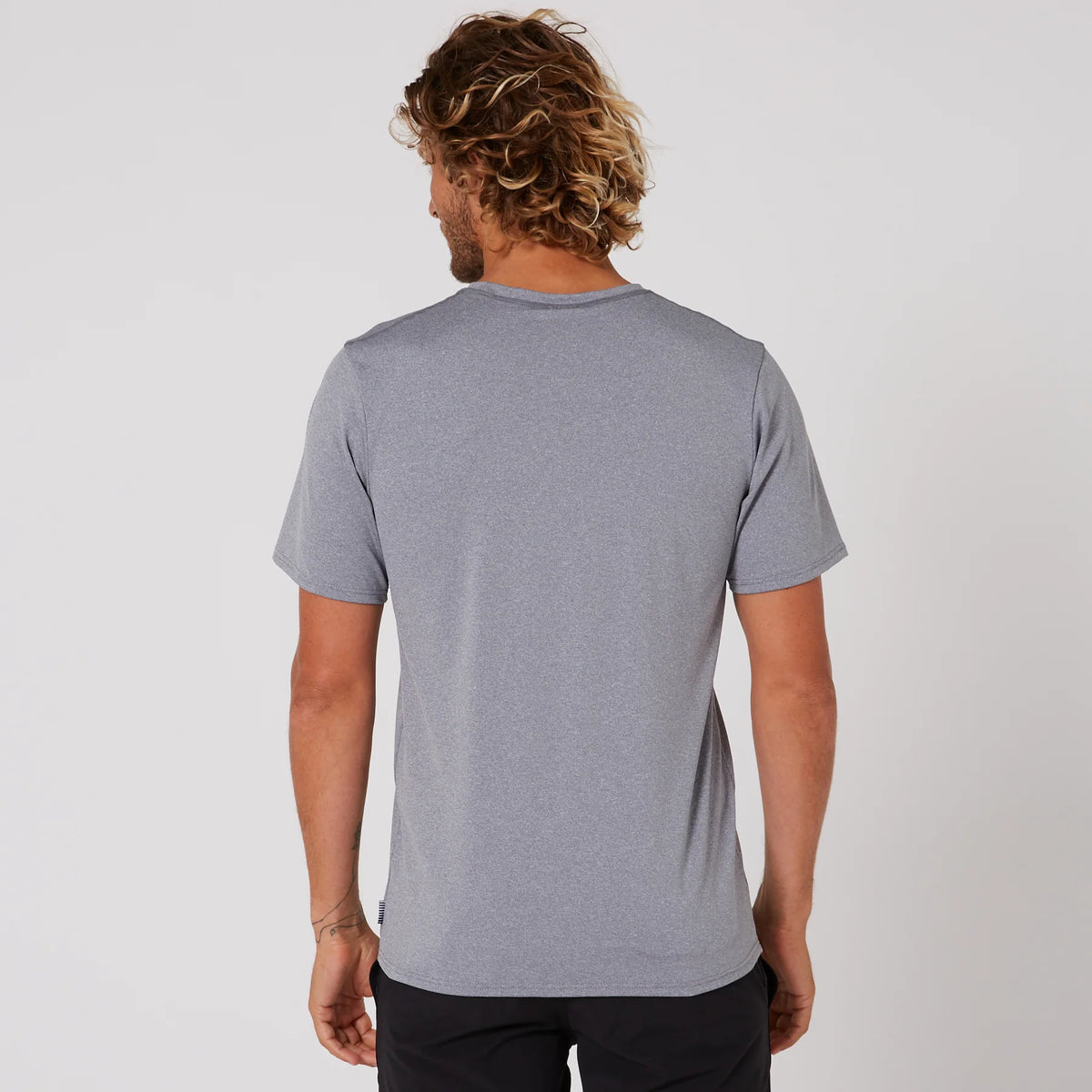 MENS SURF SHORT SLEEVE RASH SHIRT
